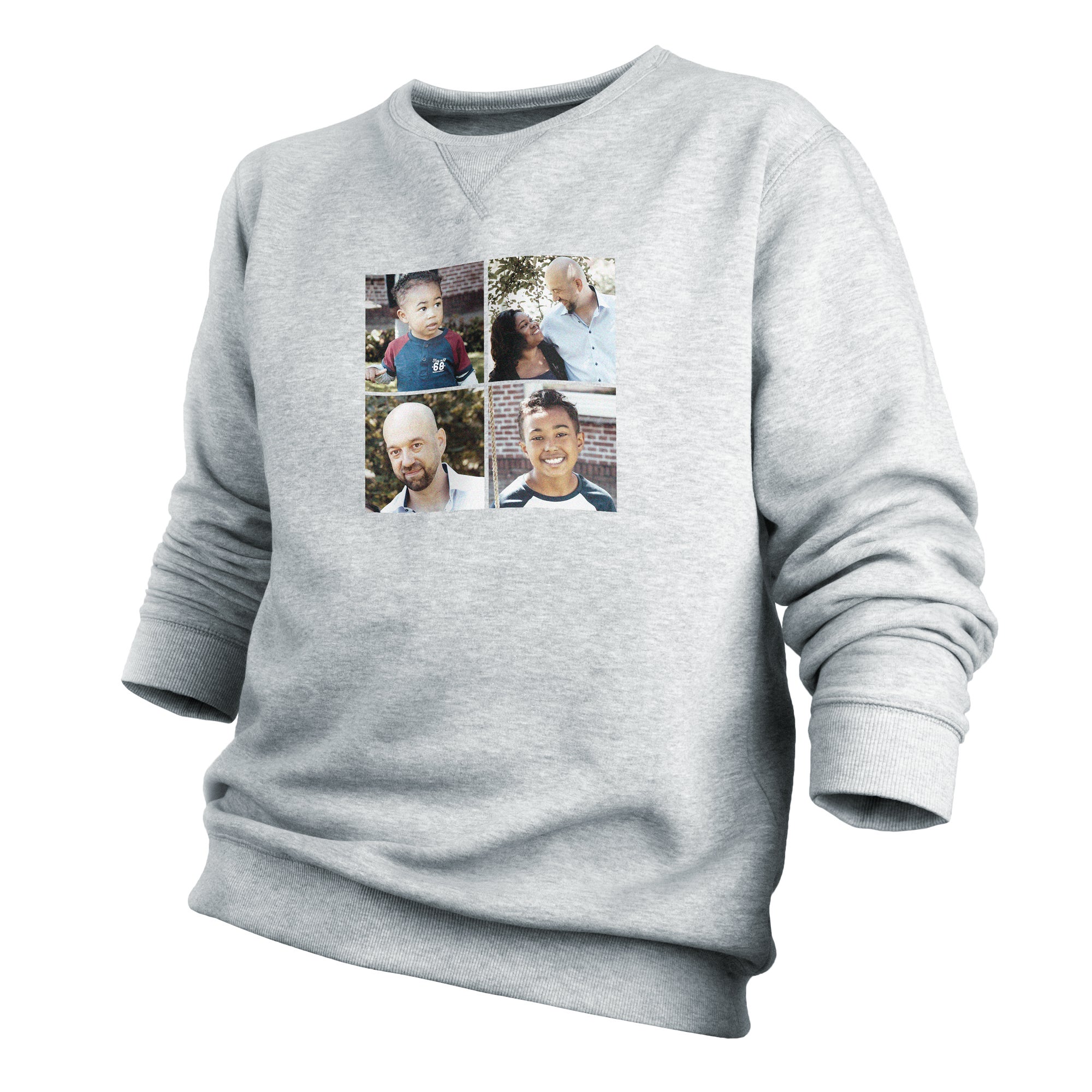 Personalised sweater - Men - Grey - M