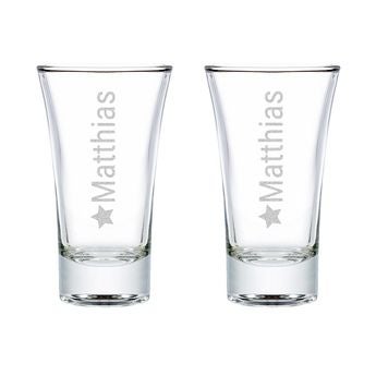 Personalised shot glasses