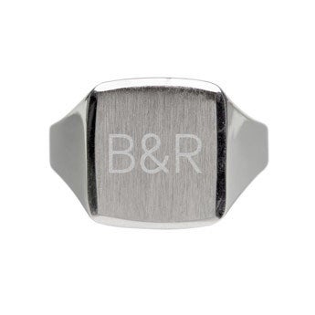 Chevalière homme en argent