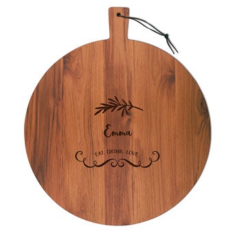 Wooden cheese board - Teak