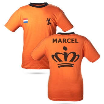 Koningsdag T-shirt met naam