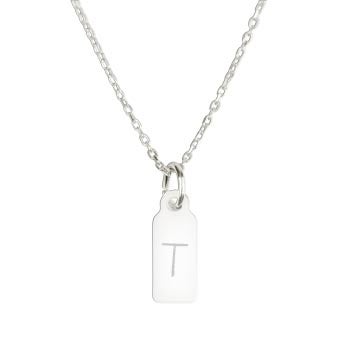 Pendentif lettre argent