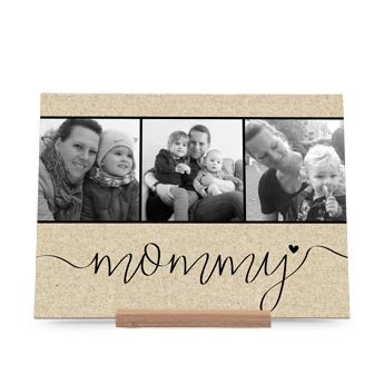 Wooden Mother's Day cards