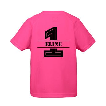 Kinder sportshirts - Roze