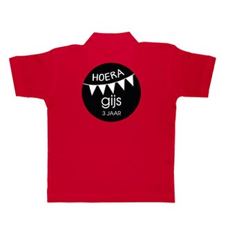 Polokošile - Kids - Red