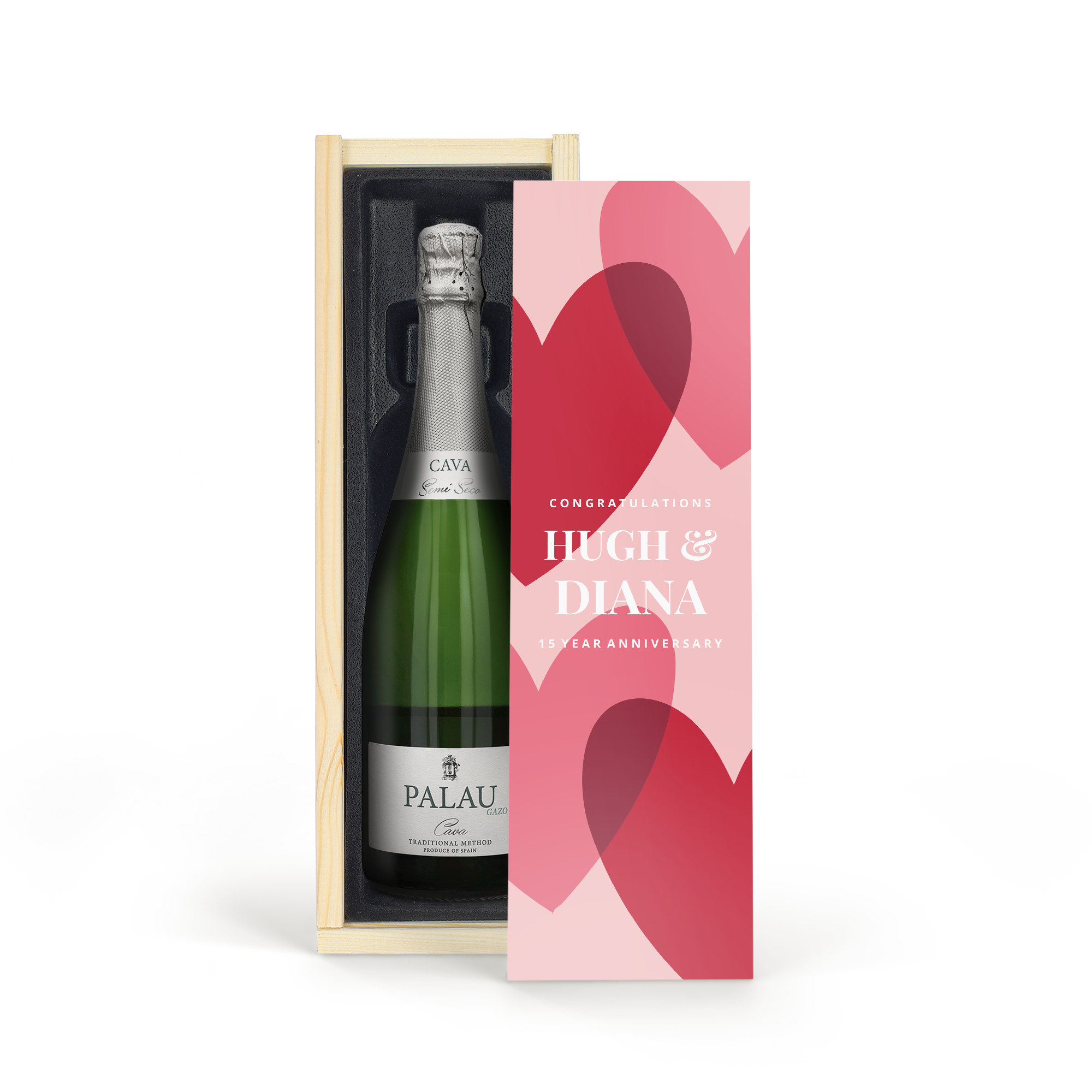 Cava v potlačenom puzdre - Palau Semi-Seco (750ml)