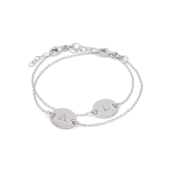 Engraved silver bracelets - Mother & Daughter