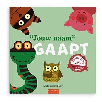 Boek "Iedereen gaapt - XXL " personaliseren