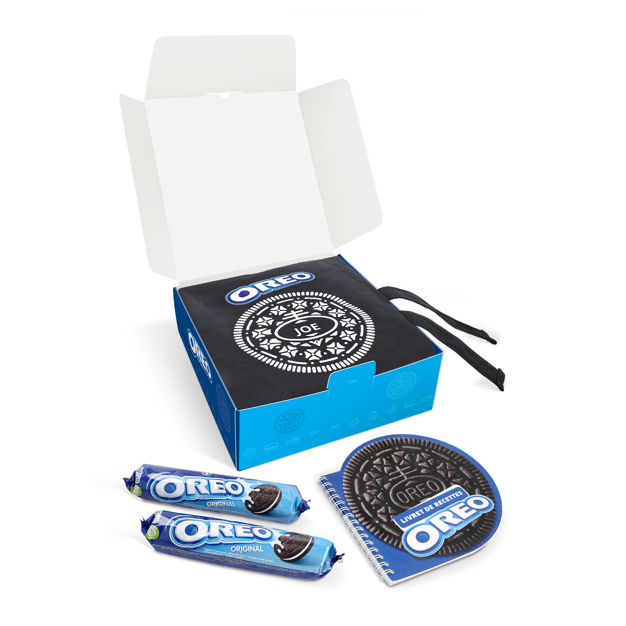 Coffret cadeau de biscuits Oreo avec nom et/ou texte