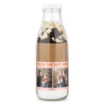 Baking mix in personalised bottle - Mother's Day