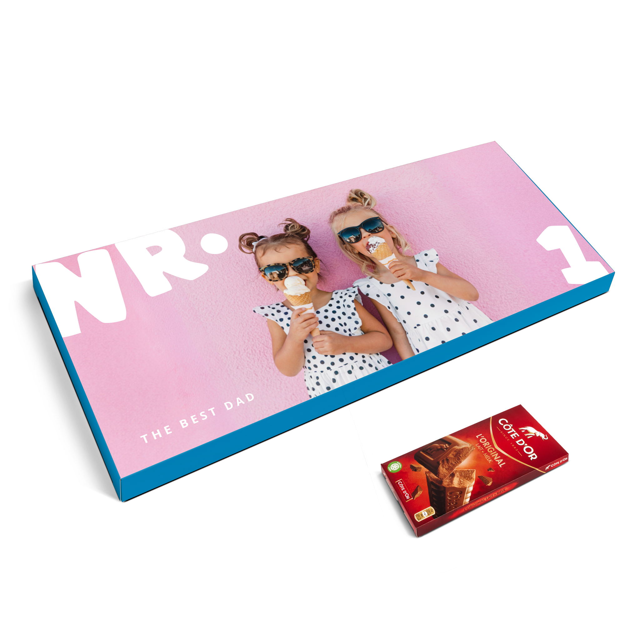 Personalised XXL Côte d'Or chocolate bar - YSP design