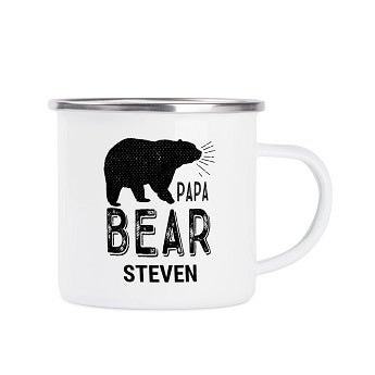 Mug en émail personnalisé