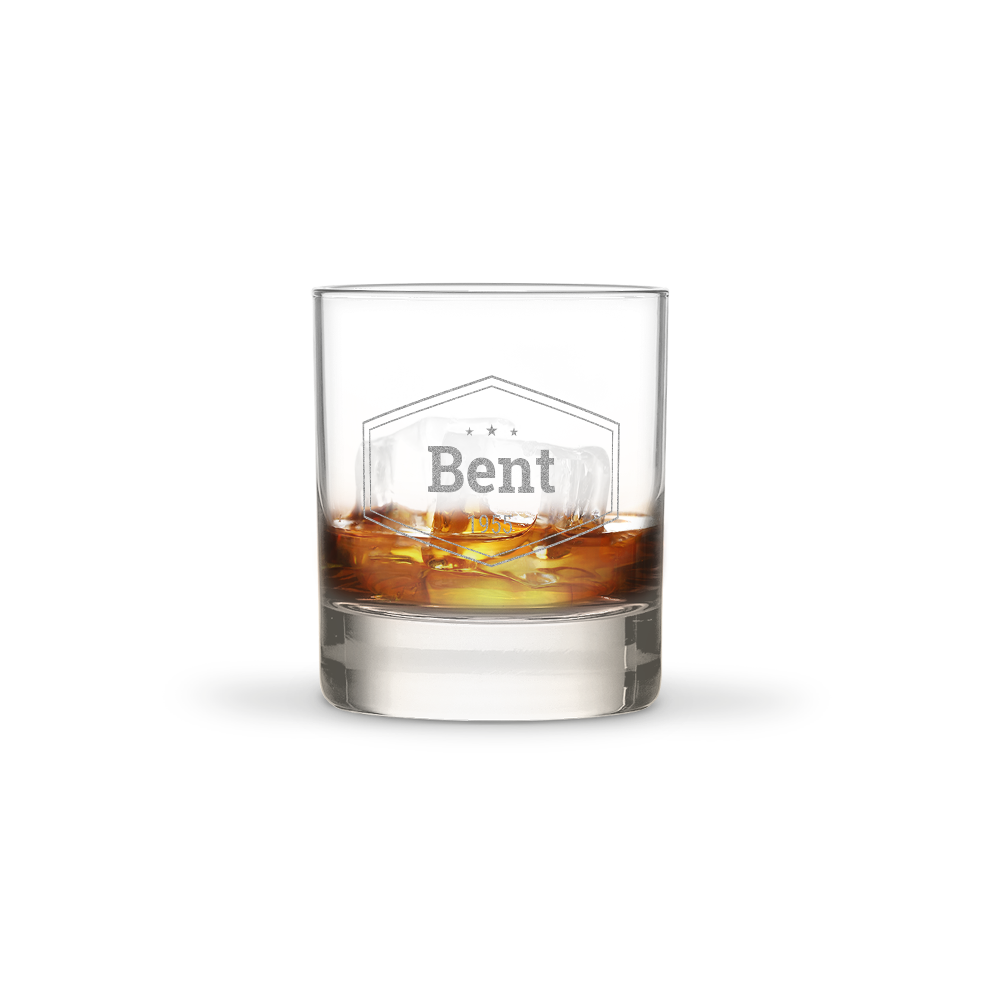 Graveret whiskyglas