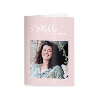 Konfirmationskort – M – Lodret
