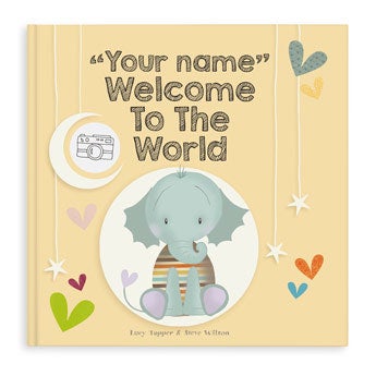 Personalised baby book - Welcome to the world - Hardcover