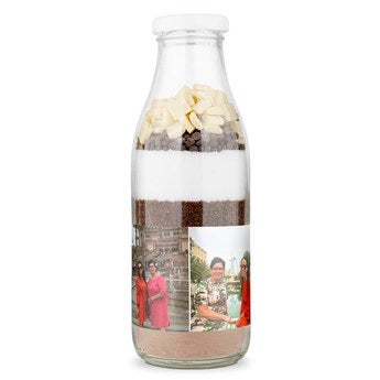 Brownie bakmix met persoonlijk etiket