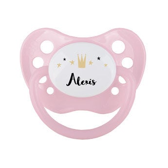 Personalised pacifier - Pink