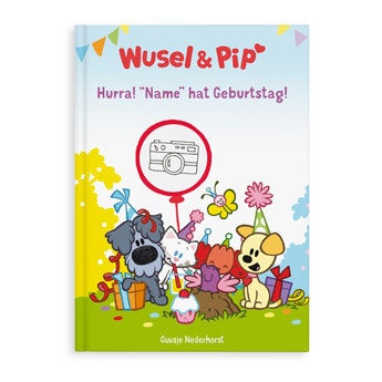 Personalisiertes Kinderbuch - Wusel & Pip - Geburtsdag - XL Hardcover 