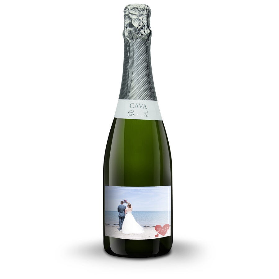Cava with personalised label - Palau Semi Sec - 750 ml