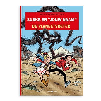Persoonlijk stripboek - Suske en Wiske 'De Planeetvreter' (Hardcover)