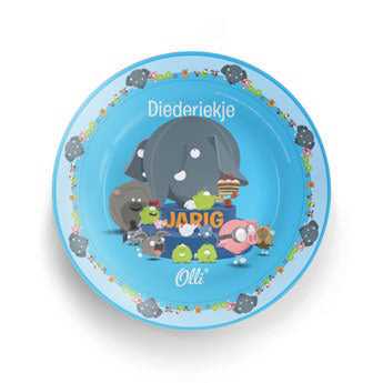 Olli - Assiette enfant avec prénom