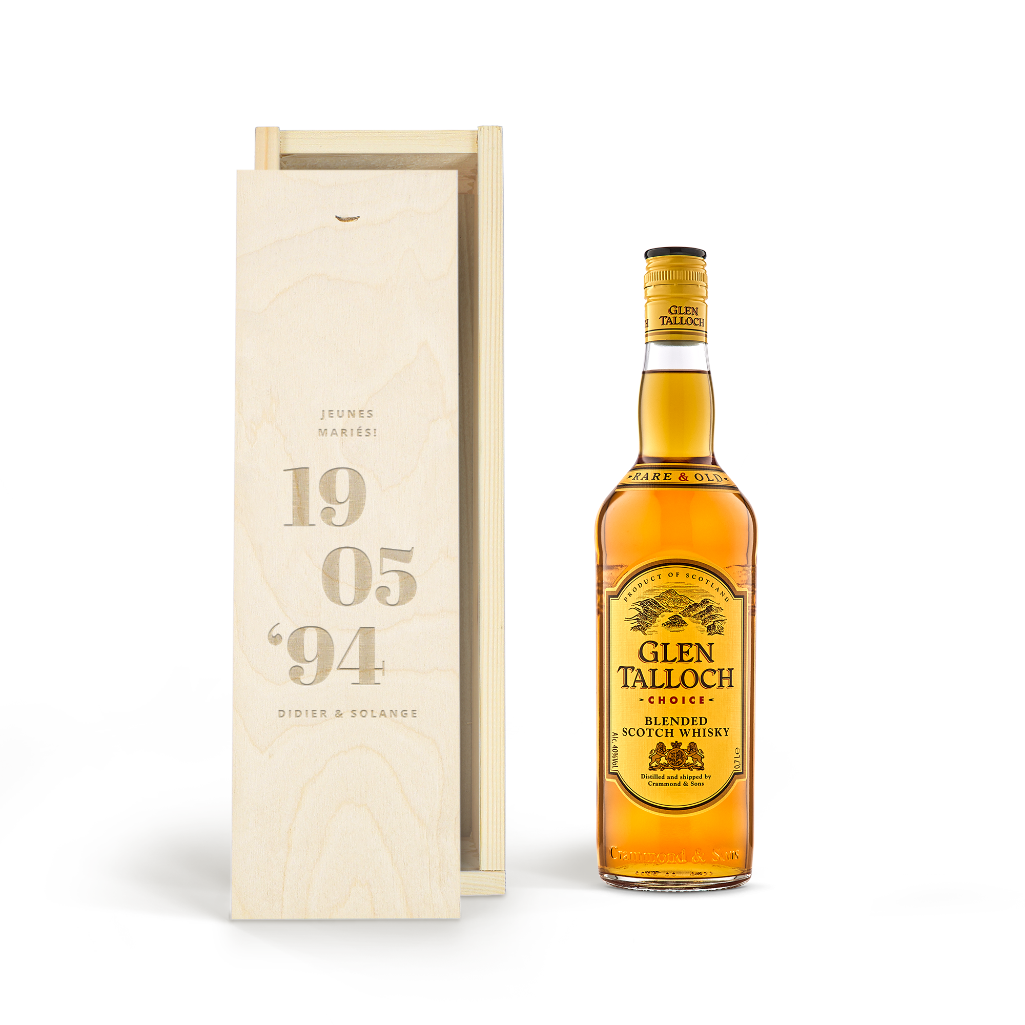 Whisky Glen Talloch - Coffret gravé