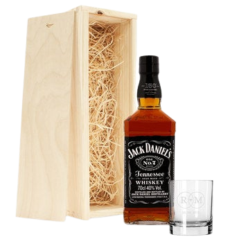 Personalised Whiskey Gift - Jack Daniels - Wooden Case
