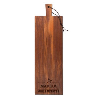 Brotschneidebrett - Teak - Lang hochkant (M)