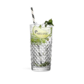 Cocktailglas mit Gravur - Mojito - 6 Stück