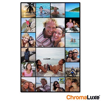 Chromaluxe Aluminium photo - Brushed - 30x40cm