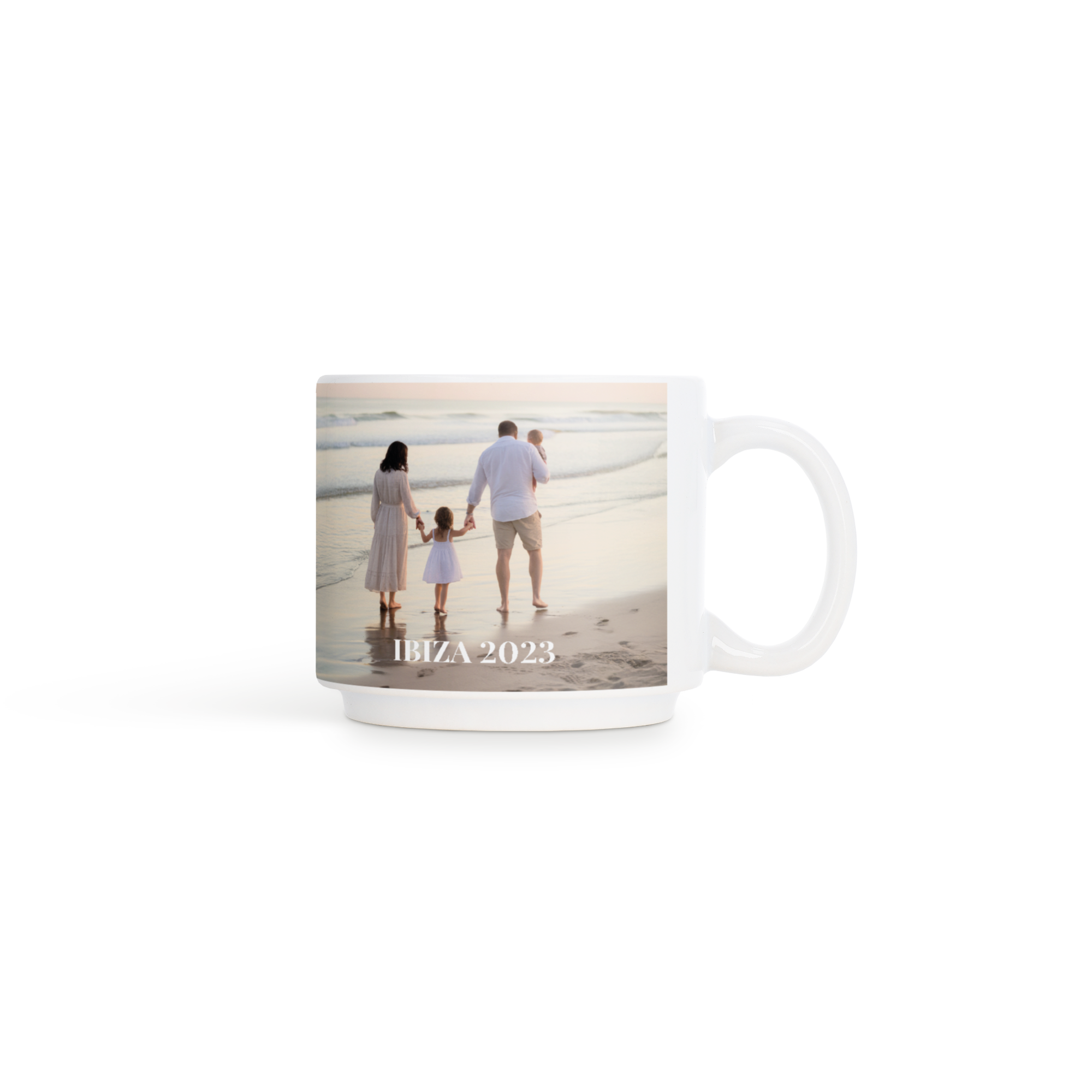 Stapelbare Tasse mit Foto - 140 ml
