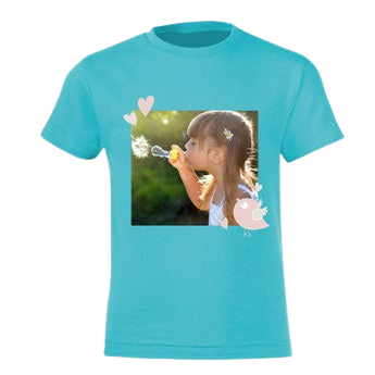 T-shirt enfant - Bleu clair 