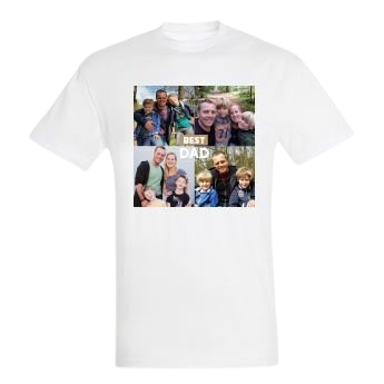 Personalised t-shirt - Father's Day - White - S
