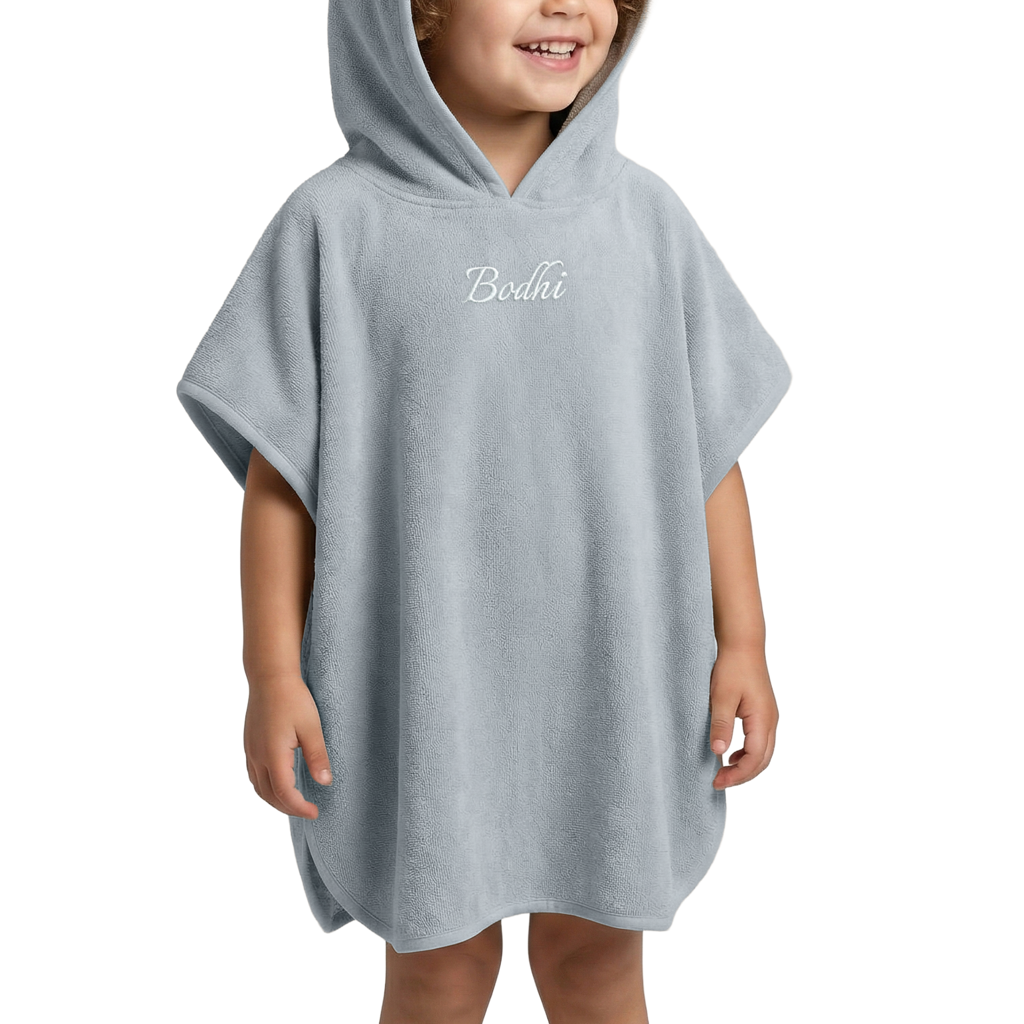 Badeponcho kinder personalisiert - 2/5 Jahre - Blau