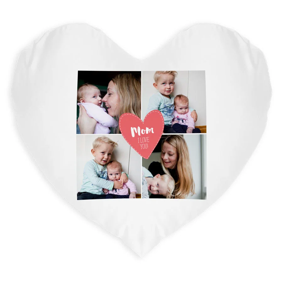 Cojín personalizado - Día de la Madre - Corazón