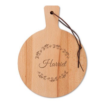 Wooden cheese board - Beech wood - Round (S)