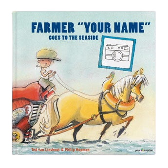 Personalised children's book - Farmer Boris goes to the seaside - Hardcover