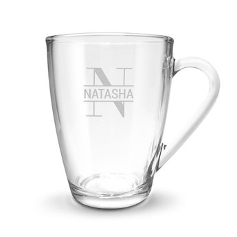 Glass mug - 4 pcs