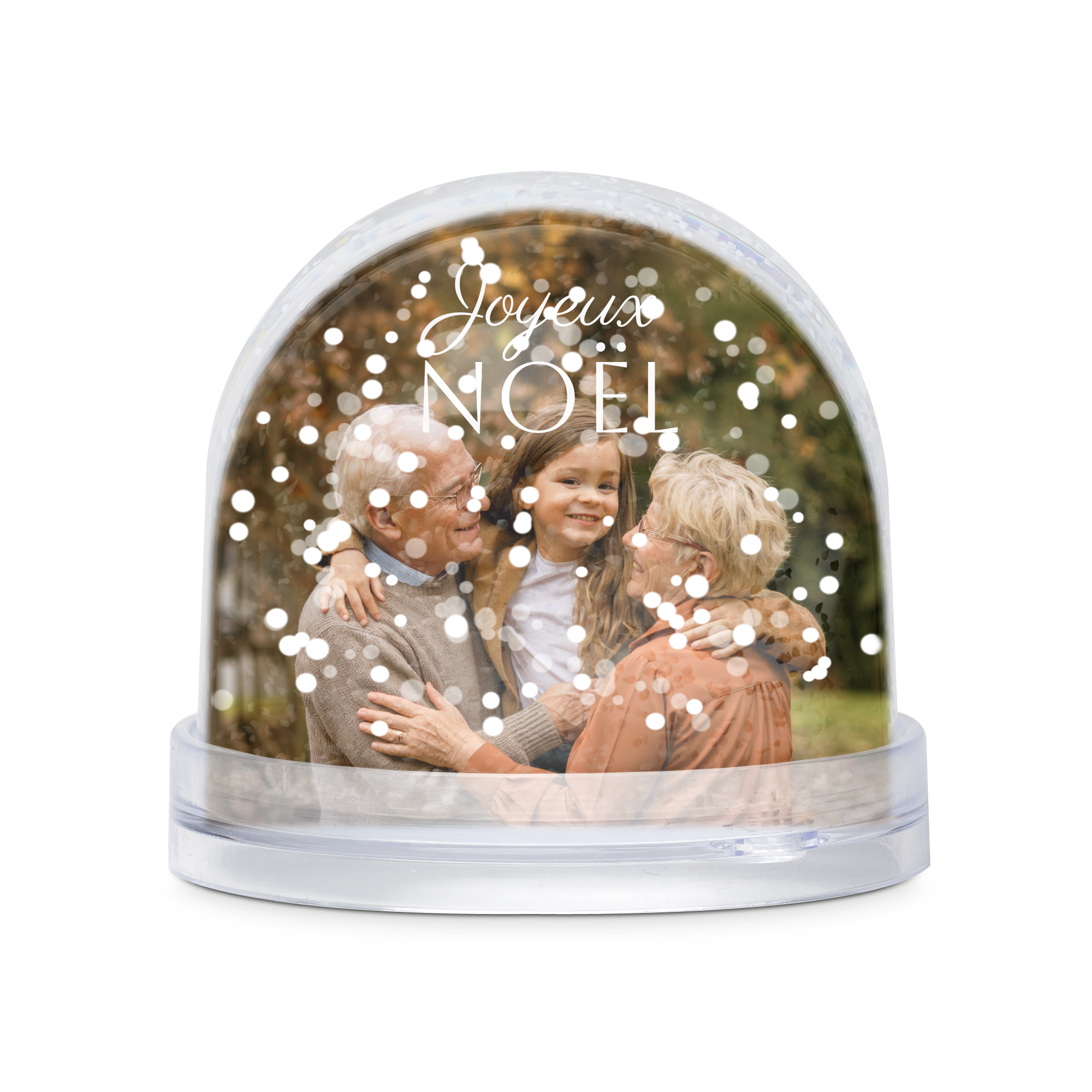 Boule à neige personnalisée