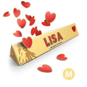 Toblerone liefdesreep - 200 gram