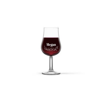 Gravírovaná sklenice na portské víno