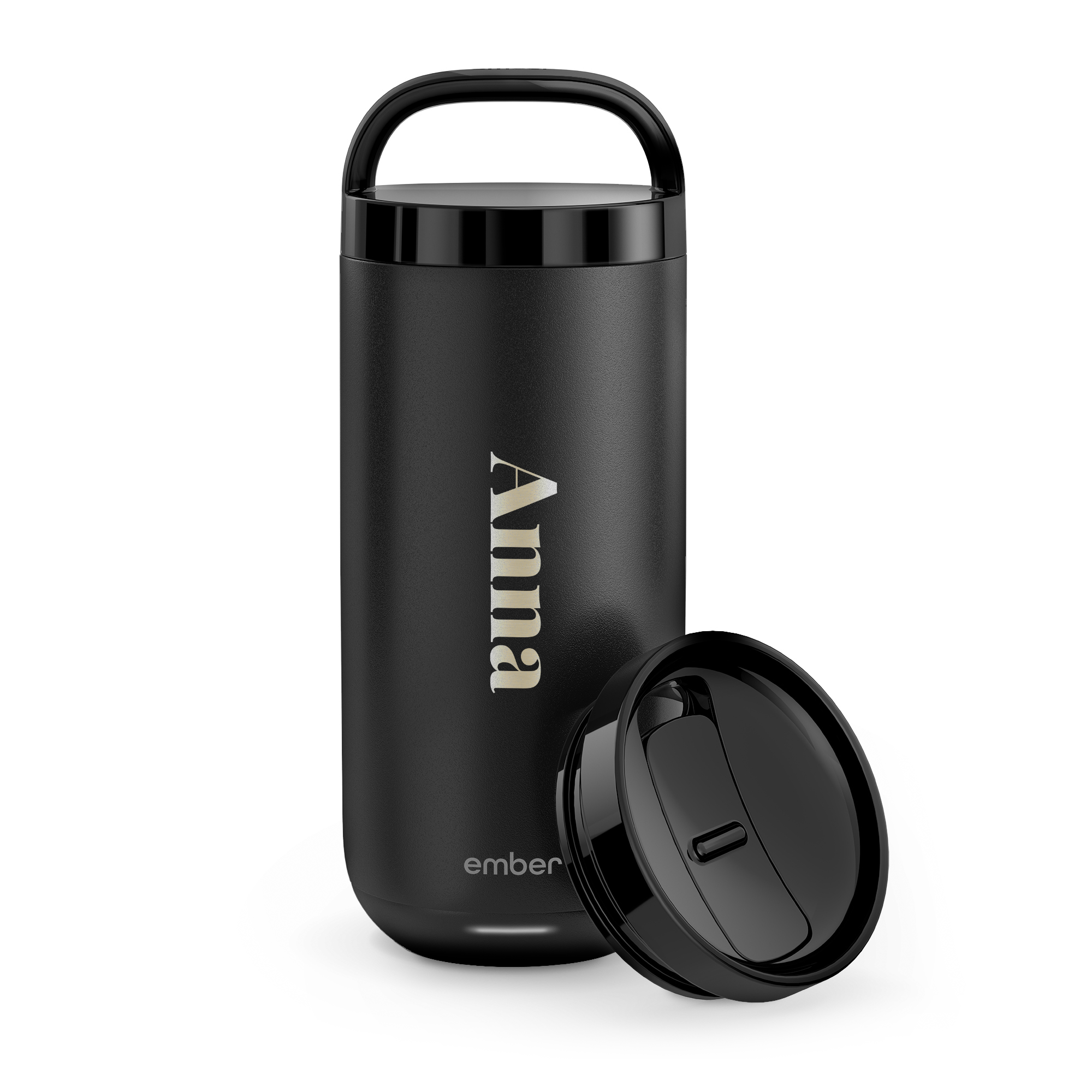 Personalised Ember Control Tumbler - Black - 473 ml