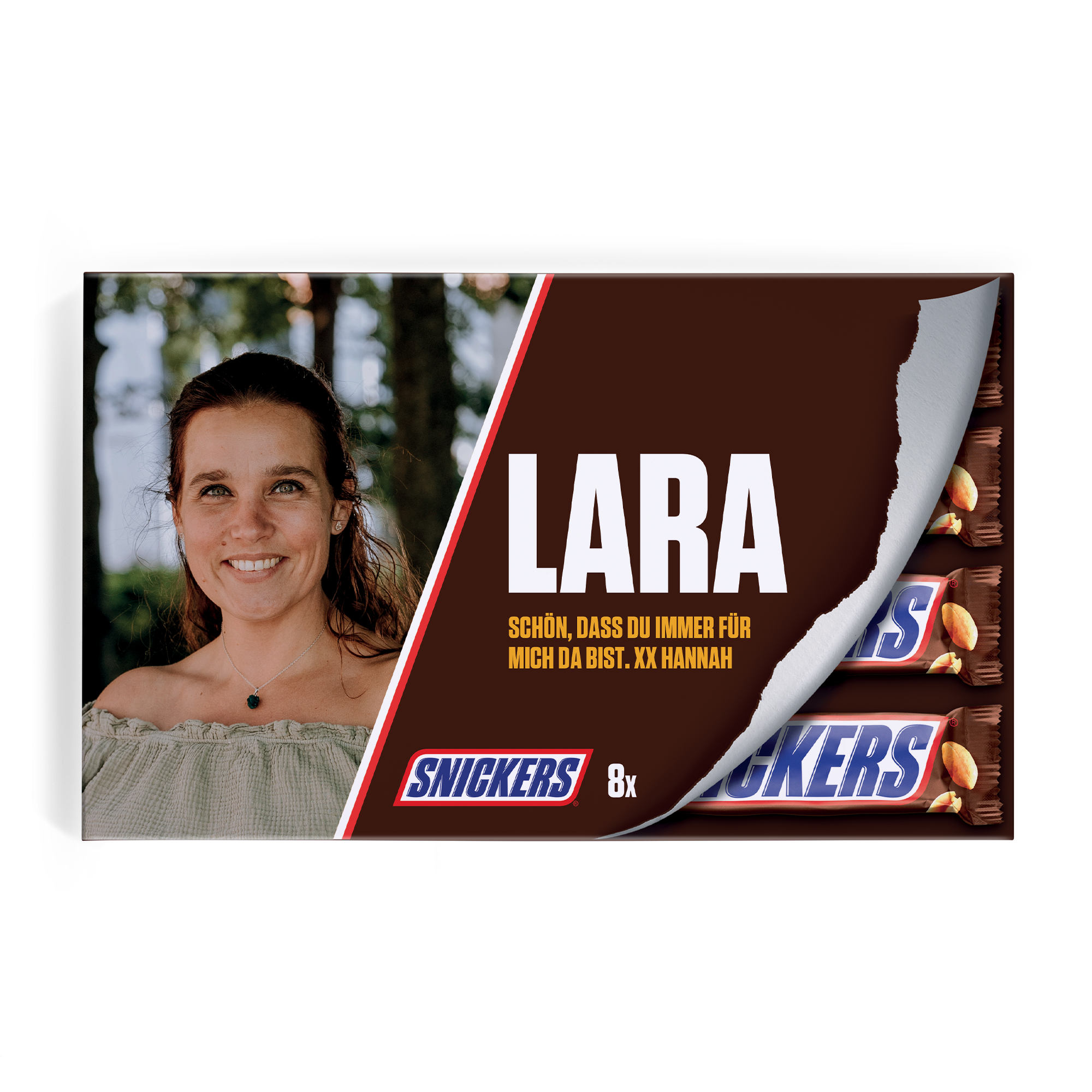 Personalisiertes Snickers Geschenk