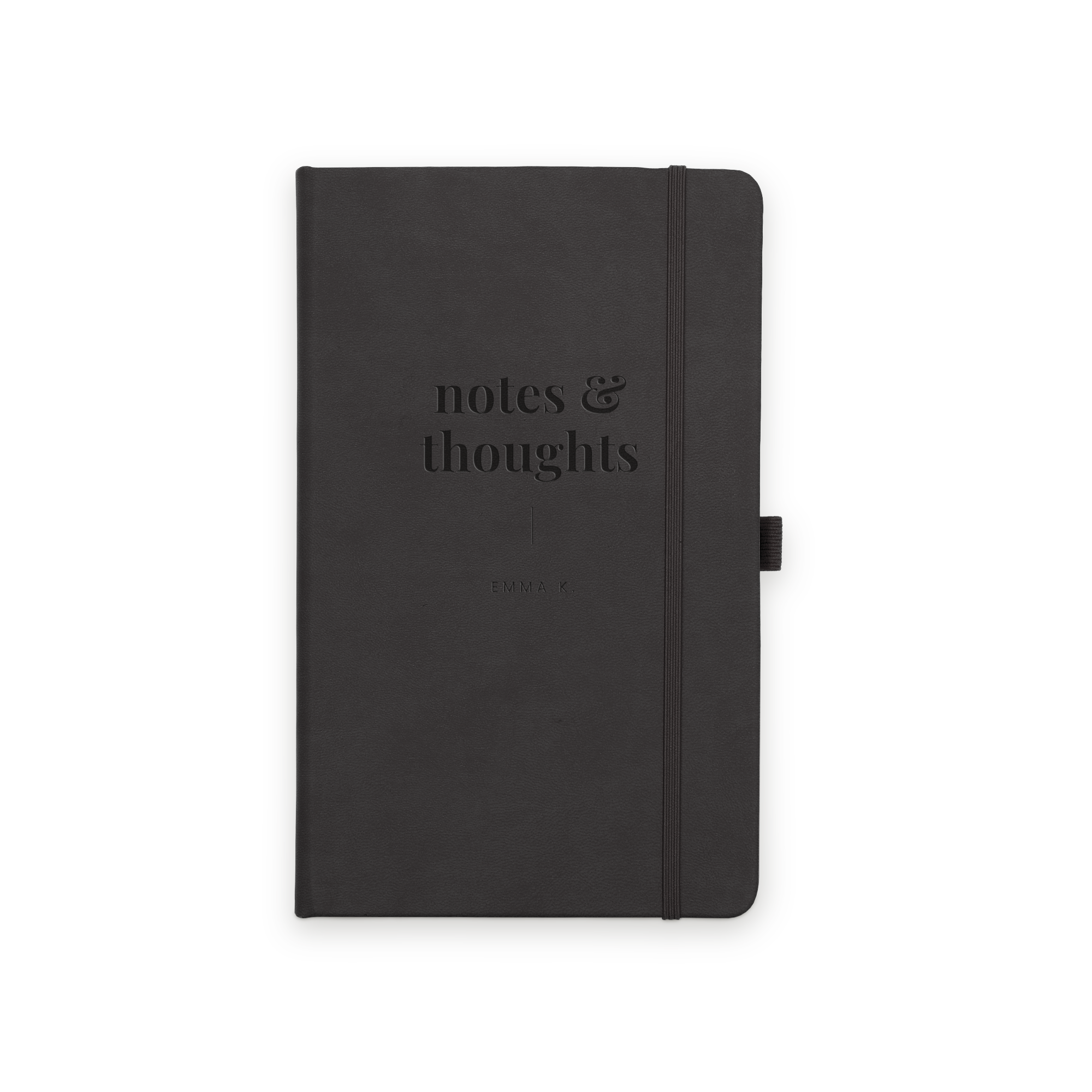 Notebook s názvem - černá