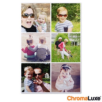 Chromaluxe Aluminium photo - Brushed - 30x80cm