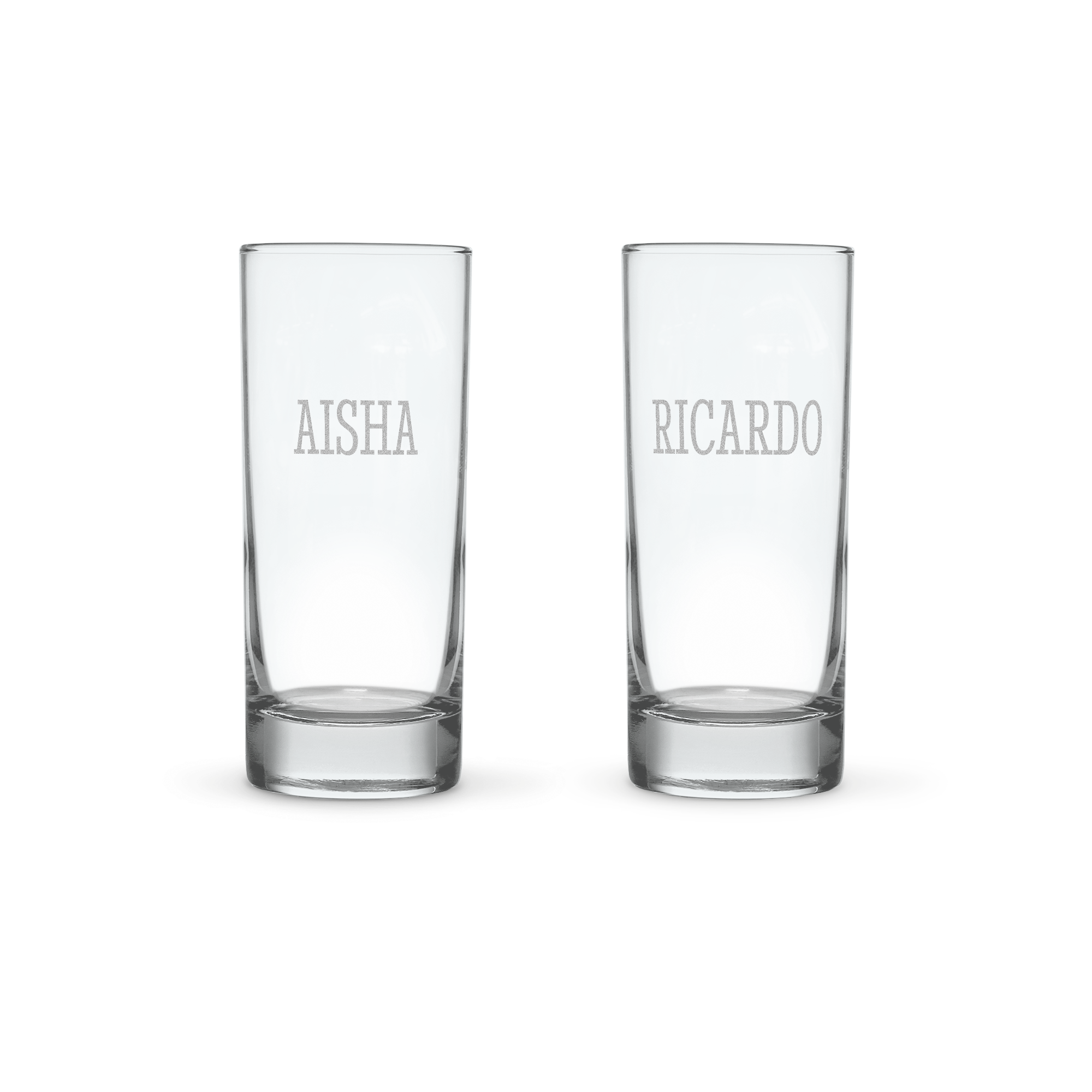 Grawerowane szklanki na drinki