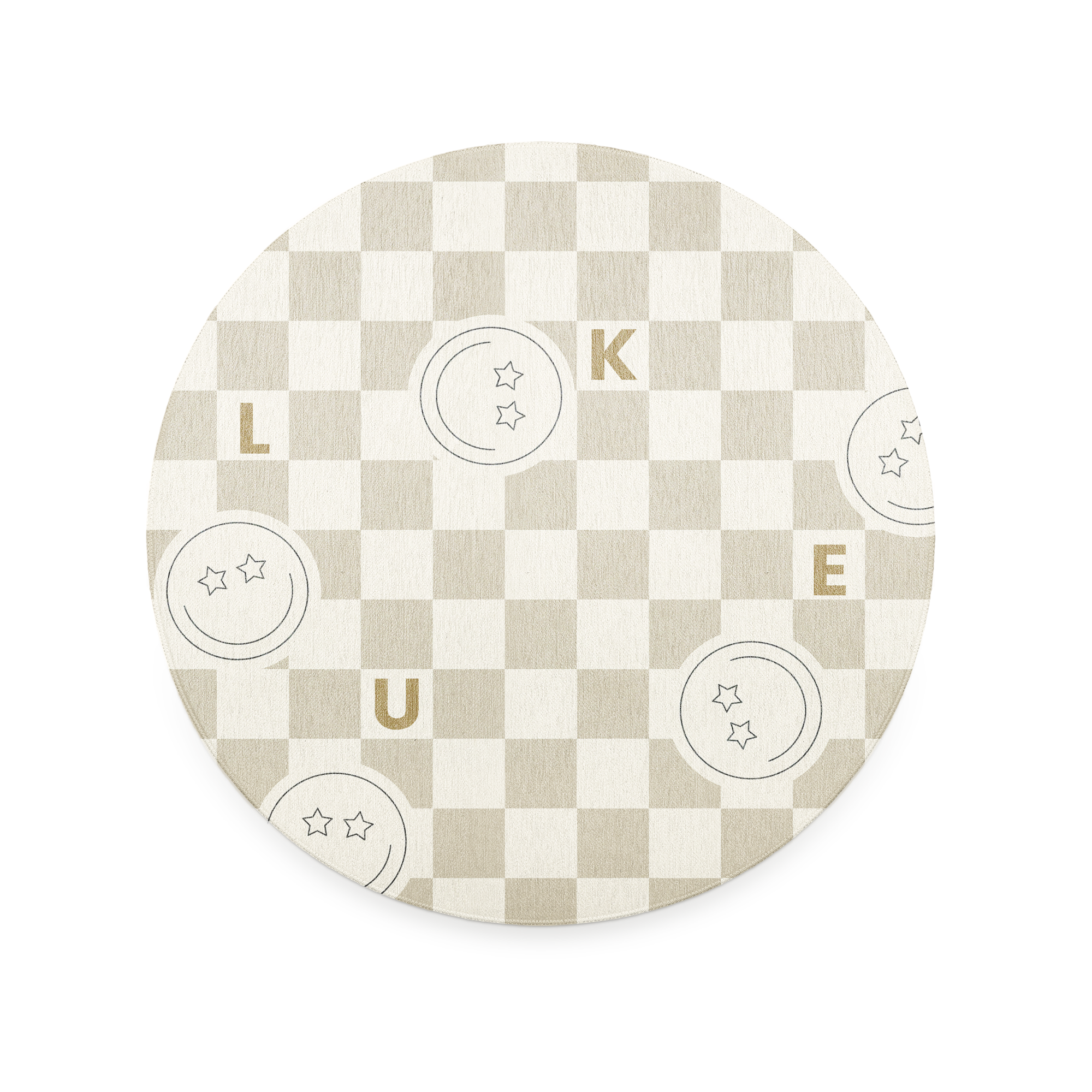 Personalisierter Spielmatte – ø 120 cm