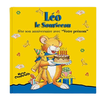 Livre personnalisé - Léo le Souriceau (Couverture rigide)
