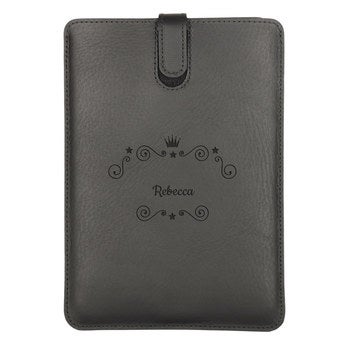 iPad Mini 3 leather case - Black