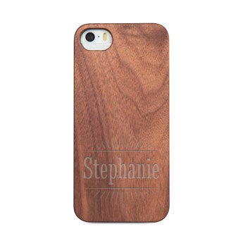 Houten telefoonhoesje - iPhone 5/5s